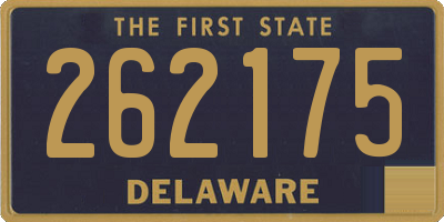 DE license plate 262175