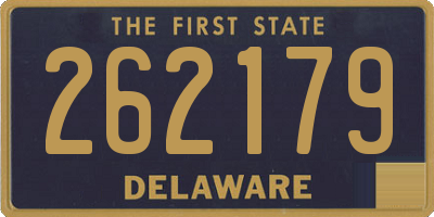 DE license plate 262179