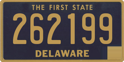DE license plate 262199