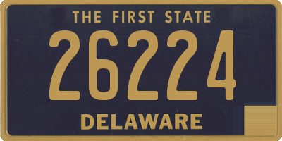 DE license plate 26224