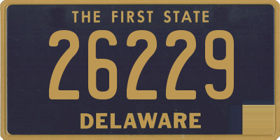 DE license plate 26229