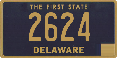 DE license plate 2624