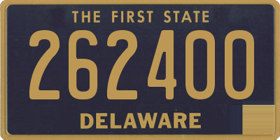 DE license plate 262400