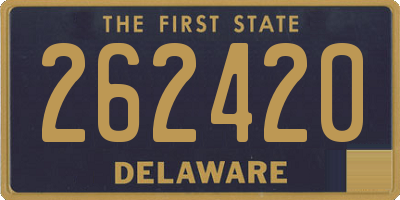 DE license plate 262420