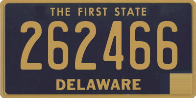 DE license plate 262466