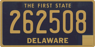 DE license plate 262508