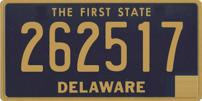 DE license plate 262517