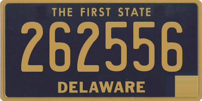 DE license plate 262556
