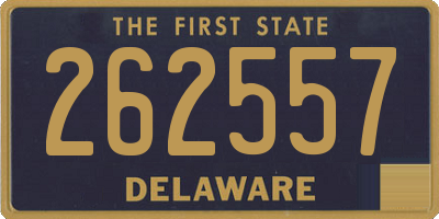 DE license plate 262557
