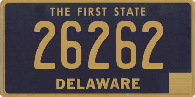 DE license plate 26262