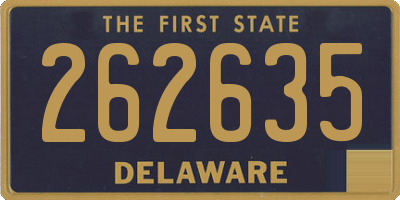 DE license plate 262635