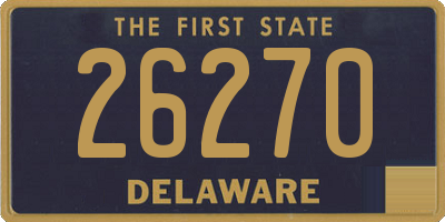 DE license plate 26270