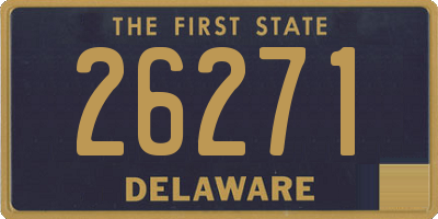 DE license plate 26271