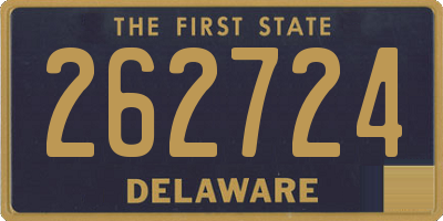 DE license plate 262724