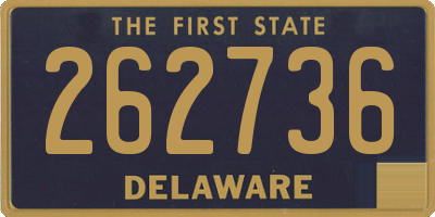DE license plate 262736