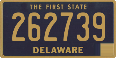 DE license plate 262739