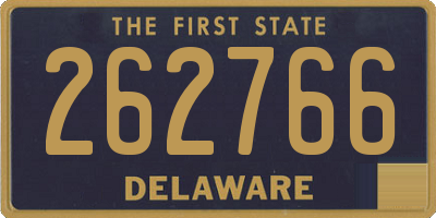 DE license plate 262766