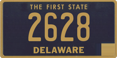 DE license plate 2628