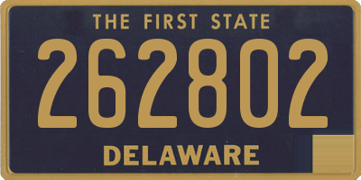 DE license plate 262802