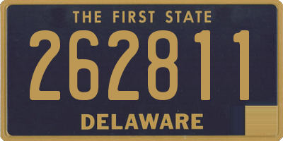 DE license plate 262811
