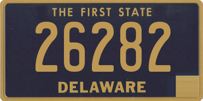 DE license plate 26282