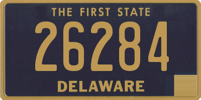 DE license plate 26284