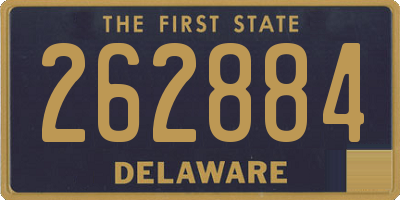 DE license plate 262884