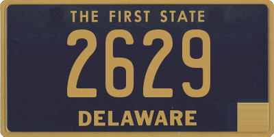 DE license plate 2629