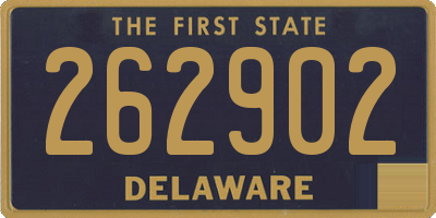 DE license plate 262902