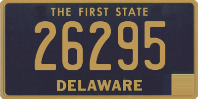 DE license plate 26295