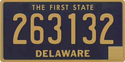 DE license plate 263132
