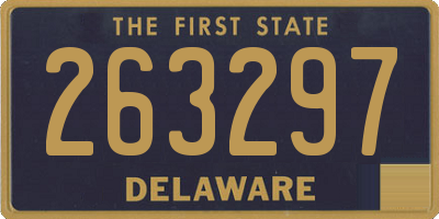 DE license plate 263297