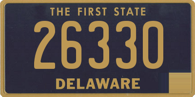 DE license plate 26330