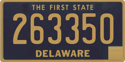 DE license plate 263350