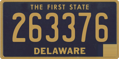 DE license plate 263376