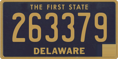 DE license plate 263379