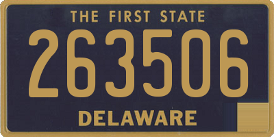 DE license plate 263506