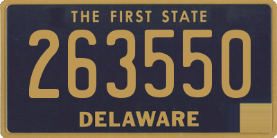 DE license plate 263550