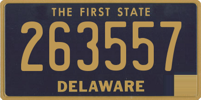 DE license plate 263557
