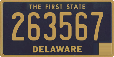 DE license plate 263567