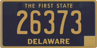 DE license plate 26373