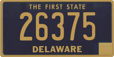 DE license plate 26375