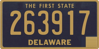 DE license plate 263917