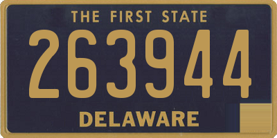 DE license plate 263944