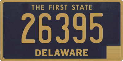 DE license plate 26395