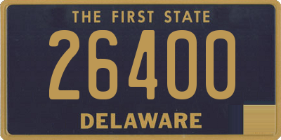 DE license plate 26400