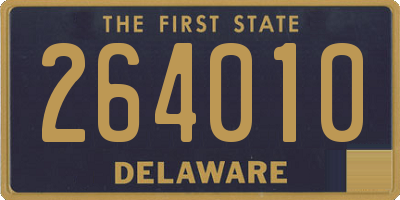 DE license plate 264010
