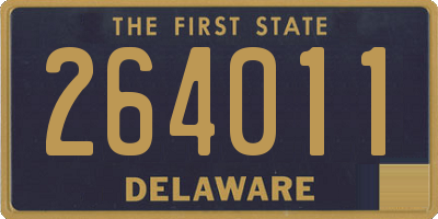 DE license plate 264011