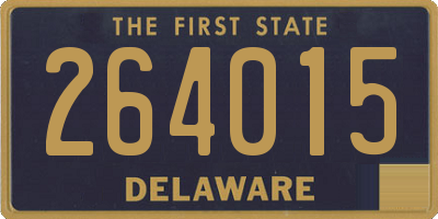 DE license plate 264015
