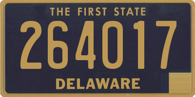 DE license plate 264017